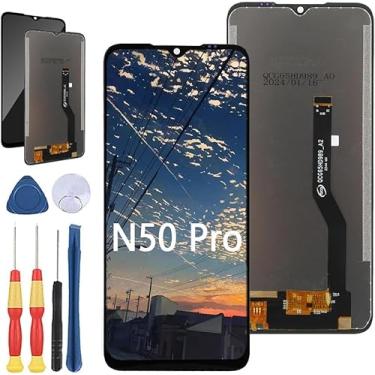 Imagem de Yuxyiony Nova tela de substituição para tela LCD DOOGEE N50 Pro e acessórios de ferramenta de substituição