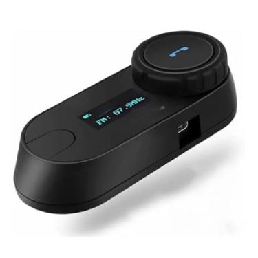 Imagem de Intercomunicador Bluetooth T COMVB para Motocicleta 800m 3 Pilotos Rádio FM IPX5 Bateria 10h