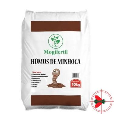 Imagem de 2 Humus De Minhoca Adubo Orgânico Emb. 10kg - MogiFertil