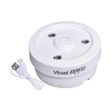 Imagem de YIJU Umidificador de peteca, vaporizador de bolas de badminton, manutenção mantém a umidade penas, vaporizador de peteca de badminton, Branco