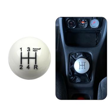 Imagem de Bola Manopla De Cambio Branco Universal Ford Chevrolet Audi