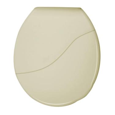 Imagem de Assento Tampa para Vaso Sanitário Oval Bellart Almofadado Slim Bege Durín