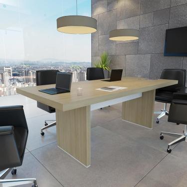 Imagem de Mesa De Trabalho Birmingham Carvalho Branco