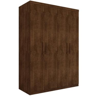 Imagem de Roupeiro Casal Flórida Quatro Portas Malbec