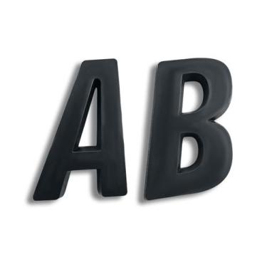 Imagem de Número Residencial Preto 3D Porta Parede Casa Prédio Empresa - Deplast