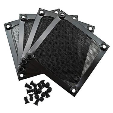 Imagem de Grelha de filtro de ventilador de 80 mm, estrutura de alumínio tipo IM