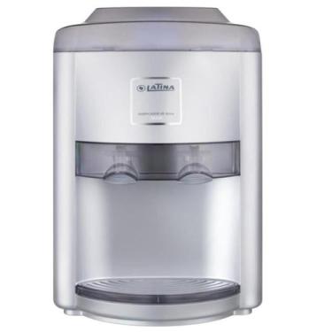 Imagem de Purificador de água gelada e natural por compressor prata - bivolt - L