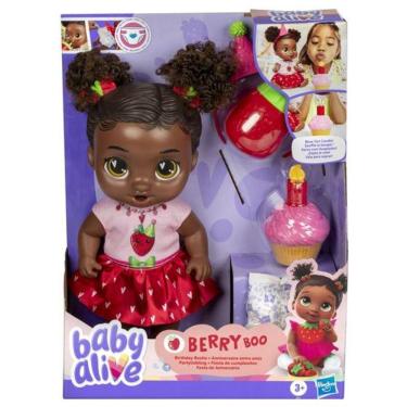 Imagem de Baby Alive Aniversário Berry Boo Boneca De Cabelos Pretos