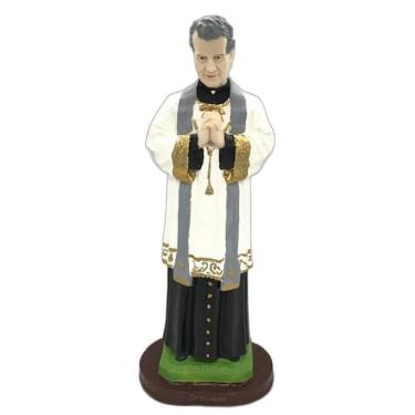 Imagem de Escultura Dom Bosco 32 Cm Em Resina
