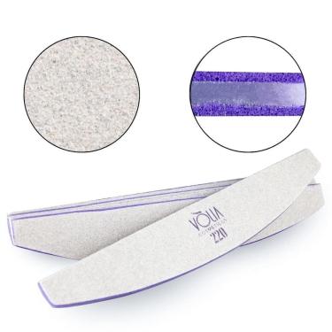 Imagem de Kit 05 Lixas Bumerangue Lavável Vlia Gramatura 220 Unhas