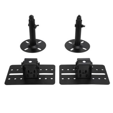 Imagem de Palário do alto -falante Montagem de parede Teto de montagem Suporte pesado haste telescópica ajustável para home theater Studio Bookshelf Surround Sound Alto