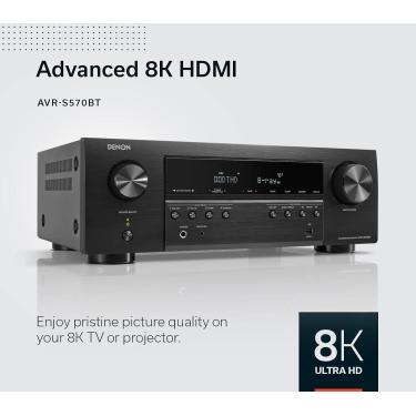 Imagem de Amplificador Audio Alta Fidelidade Denon Avrs570 5.2 Canais