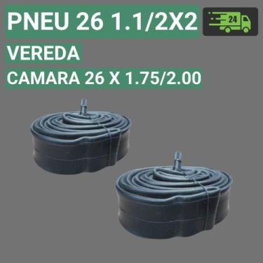 Imagem de Pneu 26x1 1 2 Pneu Grosso Aro 26 Pneu 26 1.1 2x2 Bicicleta Caloi Barra
