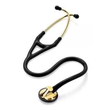 Imagem de Estetoscópio Littmann Master Cardiology Brass Finish Ref:2175 - Pé de 