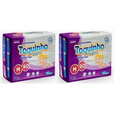 Imagem de Kit Fralda Toquinho Confort Sec Hiper (Dia & Noite) Tam M - ATACADO BA