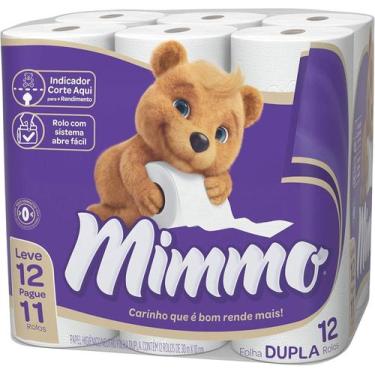 Imagem de Mimmo Papel Higienico Folha Dupla, 30m 12un