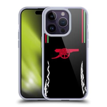 Imagem de Head Case Designs Capa de gel macio oficialmente licenciada Arsenal FC Away 2024/25 compatível com Apple iPhone 14 Pro