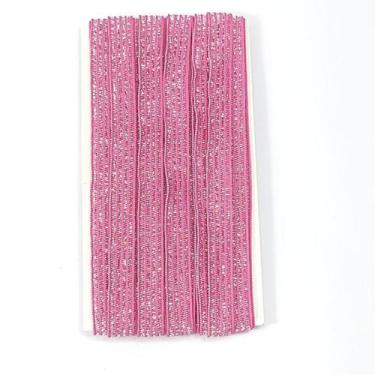 Imagem de 10 metros Elástico Lurex 7mm Rosa Pink 3551 010 encadernação - MorenAr