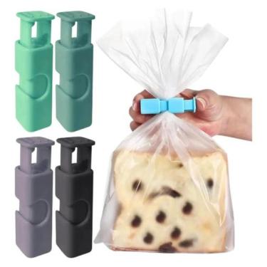 Imagem de Kit 8 Clips Para Embalagens Vedação De Saquinhos Portátil - D Presente