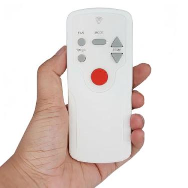 Imagem de Controle remoto de substituição compatível com ar condicionado portátil Honeywell MF08CESWW MF08CESBB MF08CES