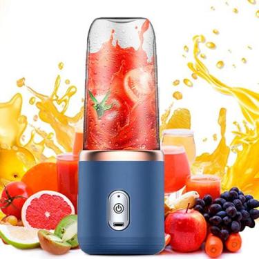 Imagem de Liquidificador Portátil Mini 400Ml Usb Ideal Para Frutas - Portatil