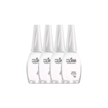 Imagem de Kit 4 Esmalte Colorama Cor Batida de Coco com 8ml