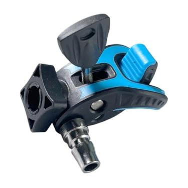 Imagem de FUZIDDN Haste de extensão de máquina alternativa com conector rápido Vac-U-Lock para ferramentas pneumáticas | Acessório de aço inoxidável 24,6 cm | Substituição para KlicLok e sistemas de ar padrão