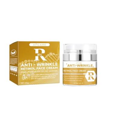 Imagem de AFCARE Creme hidratante facial Retinol – Creme noturno antienvelhecimento para rugas e linhas finas, com ácido hialurônico e colágeno, cuidado diário não oleoso de absorção rápida para todos os tipos