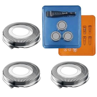 Imagem de Cabeças de substituição SH30 para barbeador Philips Norelco S500 S1000 S2000 S3000 S4000 S5000, Cabeças de barbear de desempenho potente, autoafiáveis para S1560, 3900, 3600, 2400