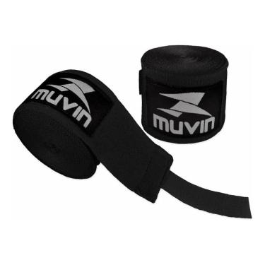 Imagem de 2X Bandagem Elástica Muvin 5 Metros Luta Boxe Mma Muay Thai