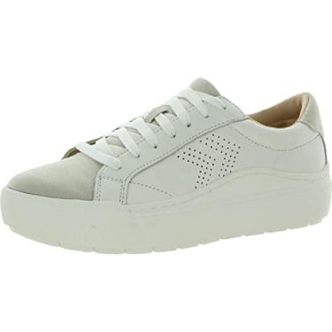 Imagem de Dr. Scholl's Tênis feminino Take It Easy Oxford, Couro branco, 40