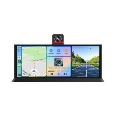 Imagem de 4K 360 graus Câmera Rotativa Sem Fio Carplay Android Auto Dual Lens Da