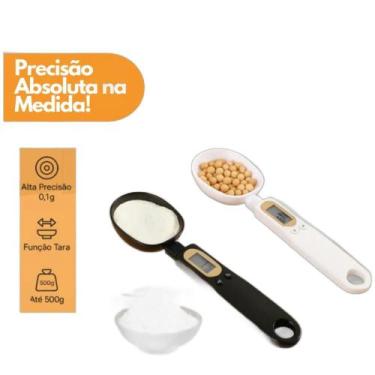 Imagem de Colher balanca dosadora automatico alimentos 500gr dieta - Yeet