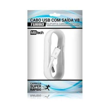 Imagem de Cabo De Dados USB Turbo Saída V8 Android Super Rapido 3.0 - Bwx