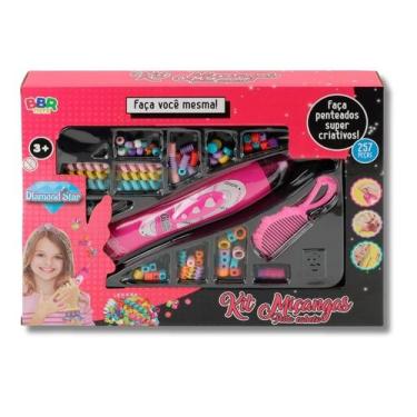 Imagem de Conjunto de micangas de cabelo diamond star 257 pcs - bbr toys