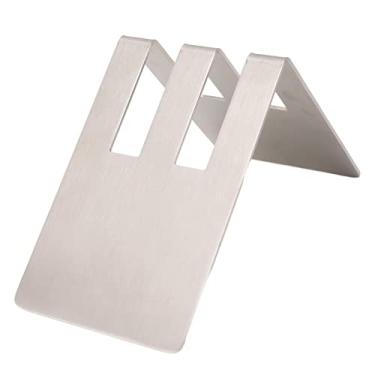 Imagem de Generic Porta de Filtro de café de de Aço Inoxidável, Rack de Armazenamento de de Filtro de café de Metal, Design Resistente Ao Design da Bancada da Cozinha (Groove duplo prateado)