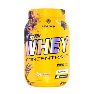 Imagem de Whey Concentrado 100% Predator - Leader Nutrition 900g (900g, Baunilha)
