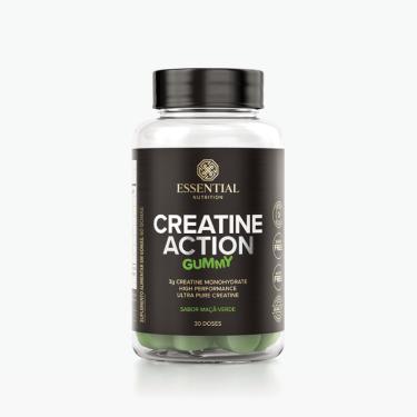 Imagem de Creatine Action Gummy Maçã Verde Essential Nutrition 60 Gomas