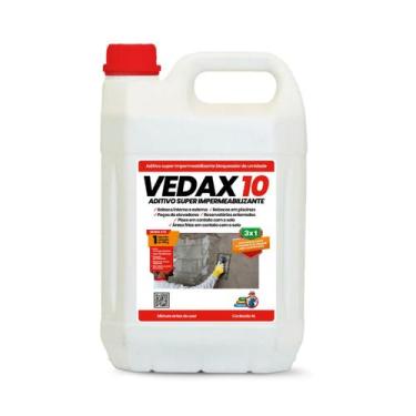 Imagem de Aditivo Vedax 10 4l Super Impermeabilizante Reboco