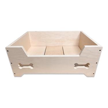 Imagem de Rehabilitation Advantage Cama elevada de madeira para animais de estimação – Mobiliário de cama elevado feito à mão para cães e gatos – Ecológica – Feito nos EUA – Cama para animais de estimação não