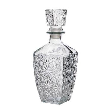 Imagem de Garrafa Licoreira de Vidro Stars Diamonds de 800ML - Wincy Casa