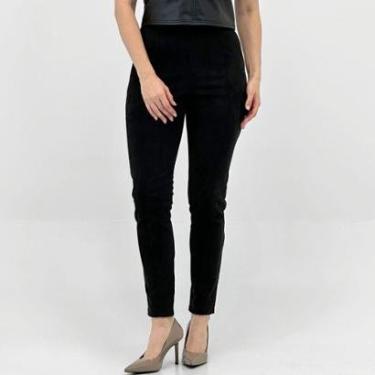 Imagem de Calça Aishty Skinny em Suede Feminina-Feminino