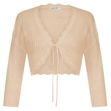 Imagem de Bolero Shrug GRACE KARIN de manga 3/4 para vestido de noite feminino