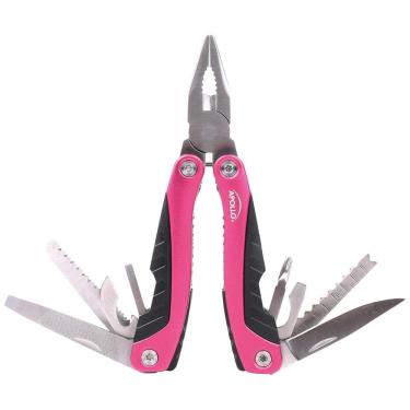 Imagem de Alicate Multifuncional 14 em 1, Aço, APOLLO TOOLS DT5015P, Rosa