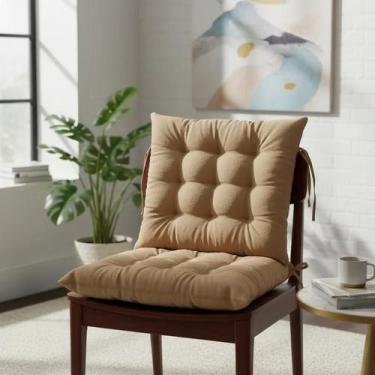 Imagem de Futon Assento para Cadeira Oxford 40x40  Kit 4 ou Kit 6  Almofada Esto