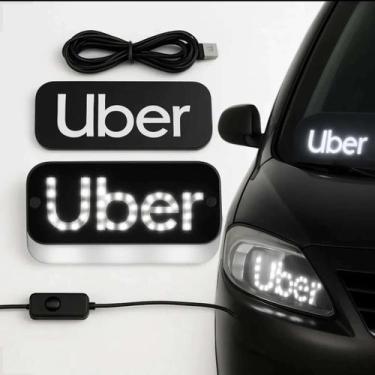 Imagem de Placa LED Para Motorista Aplicativo Entrega Rápida - Atena