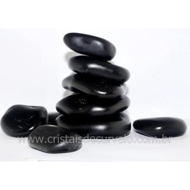 Imagem de Massageador de Seixo Basalto para Terapia com Pedras Quentes e Frias -