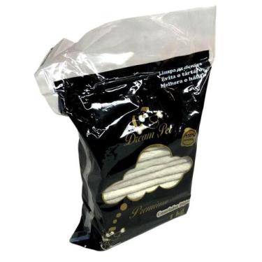 Imagem de Petisco para Cães Osso Palito Branco Dream Pet 10mm 1Kg