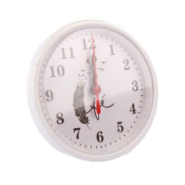 Imagem de Relógio Analógico de Parede e Mesa 15cm Fé - Tudo em Caixa