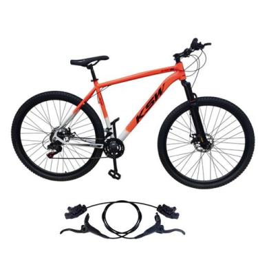 Imagem de Bicicleta Feminina Aro 29 Alumínio KSW XLT 100 21v Disco Hidráulico Su
